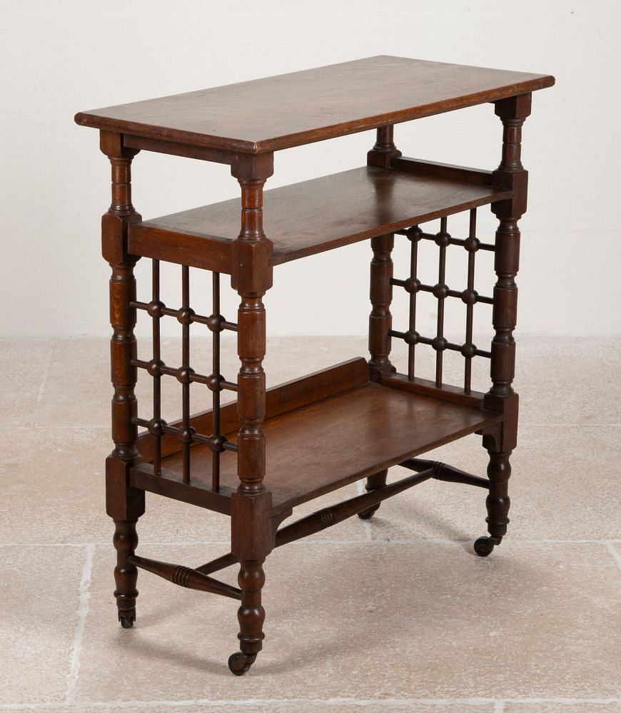 19th Century Oak Etagere by L.F Wyburd for Liberty & Co BK8041217