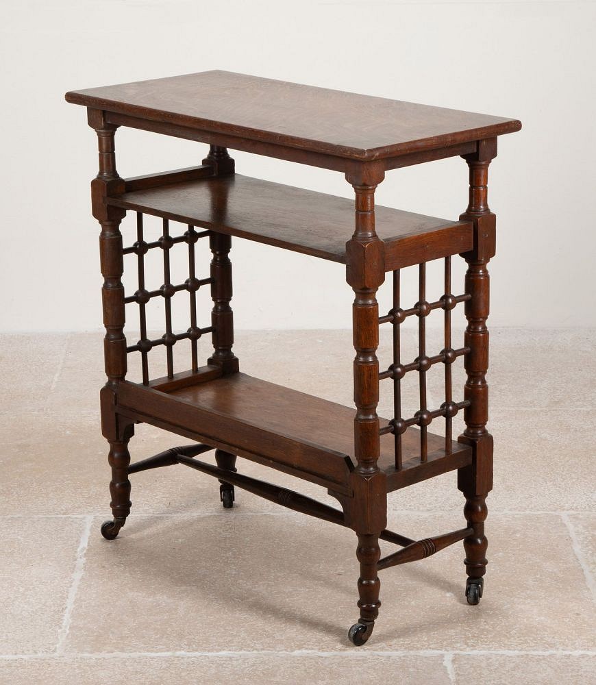 19th Century Oak Etagere by L.F Wyburd for Liberty & Co BK8041217