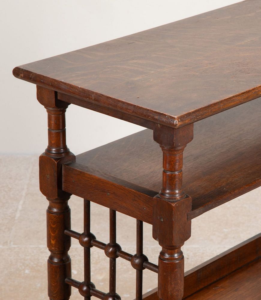 19th Century Oak Etagere by L.F Wyburd for Liberty & Co BK8041217