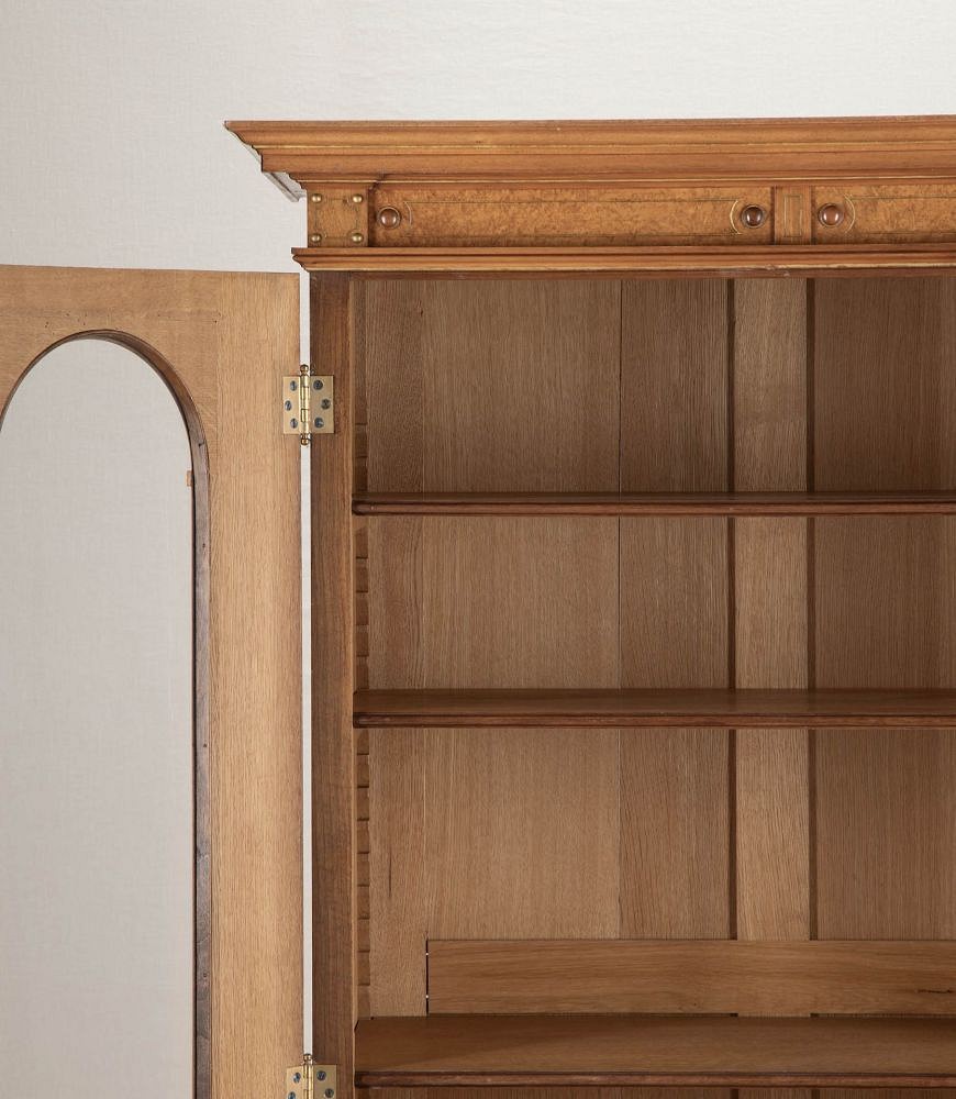 Small Late 19th Century Walnut Bookcase BK8543031