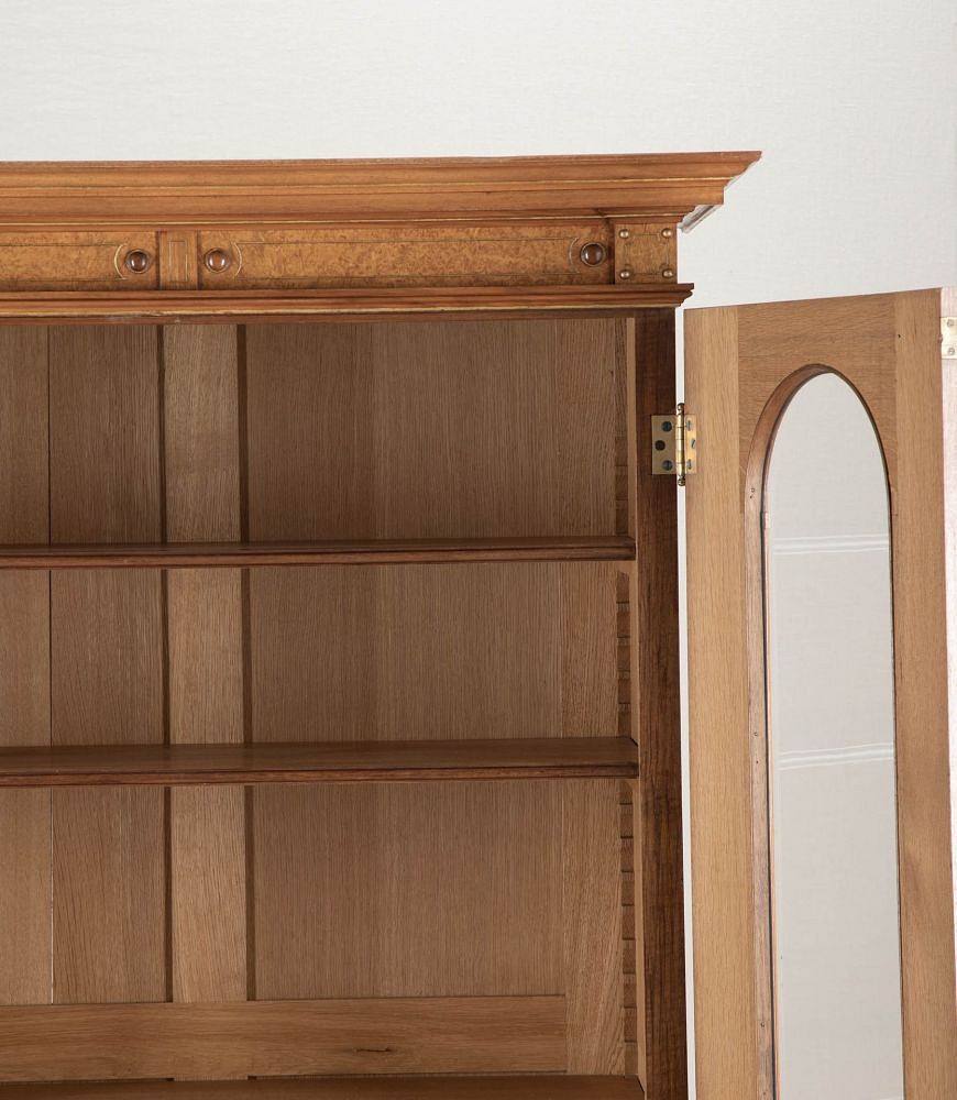 Small Late 19th Century Walnut Bookcase BK8543031