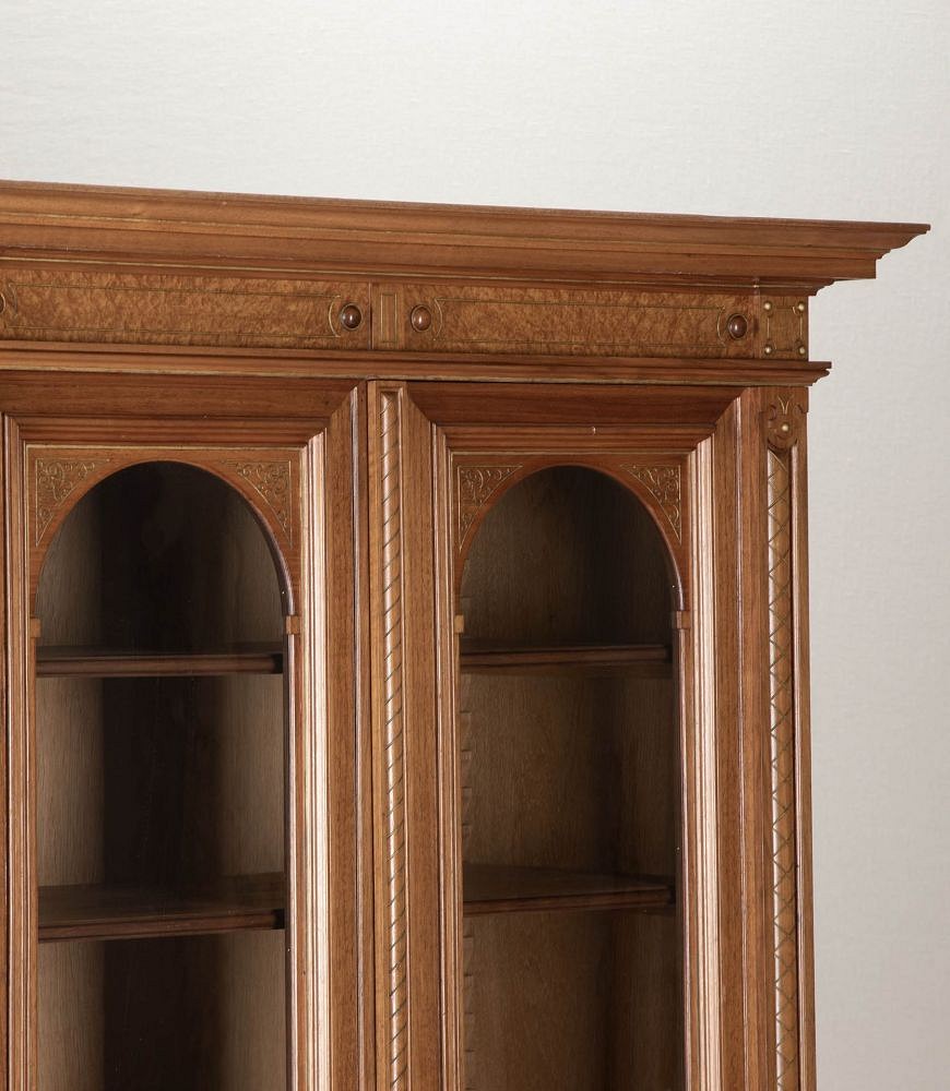 Small Late 19th Century Walnut Bookcase BK8543031