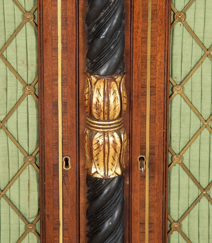 19th Century English Regency Style Marble Top Cabinet BU2542797