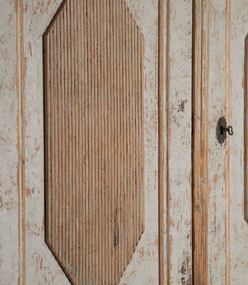 19th Century Swedish Two Part Gustavian Cabinet BU6040491