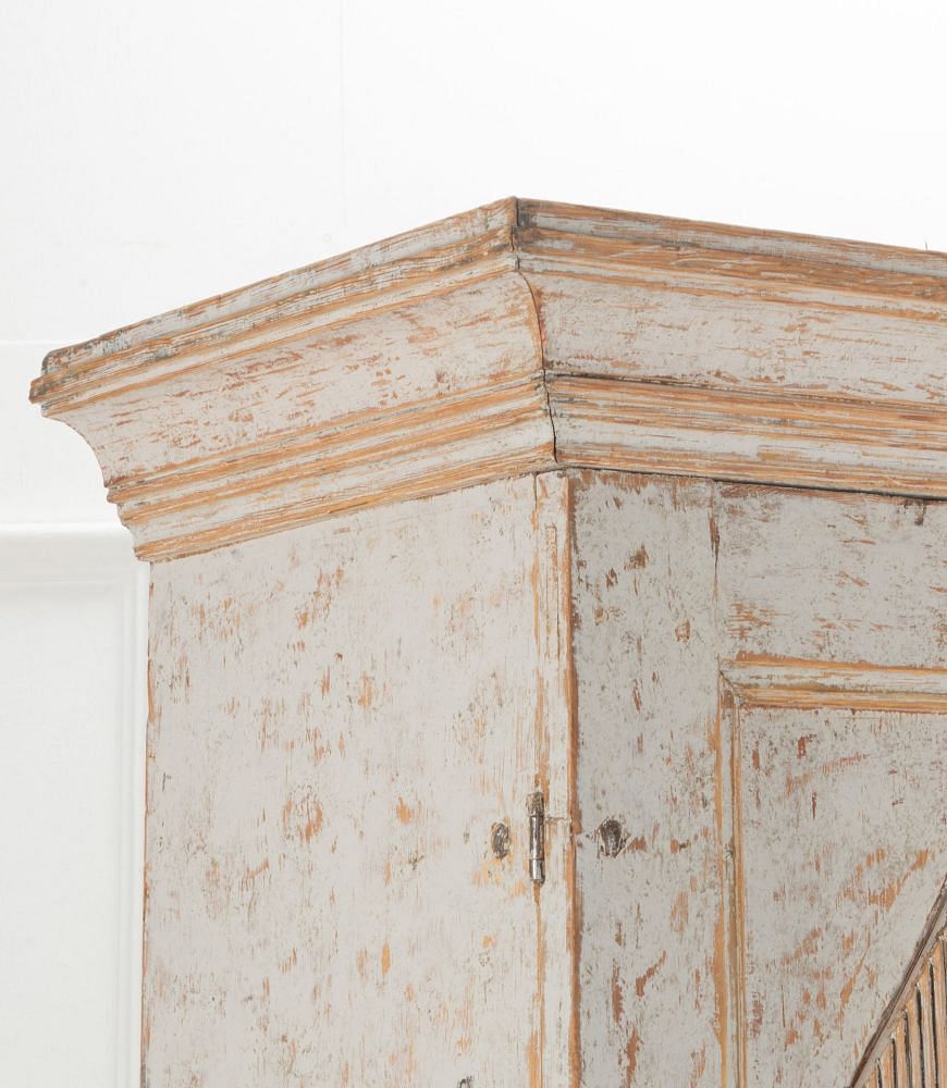 19th Century Swedish Two Part Gustavian Cabinet BU6040491
