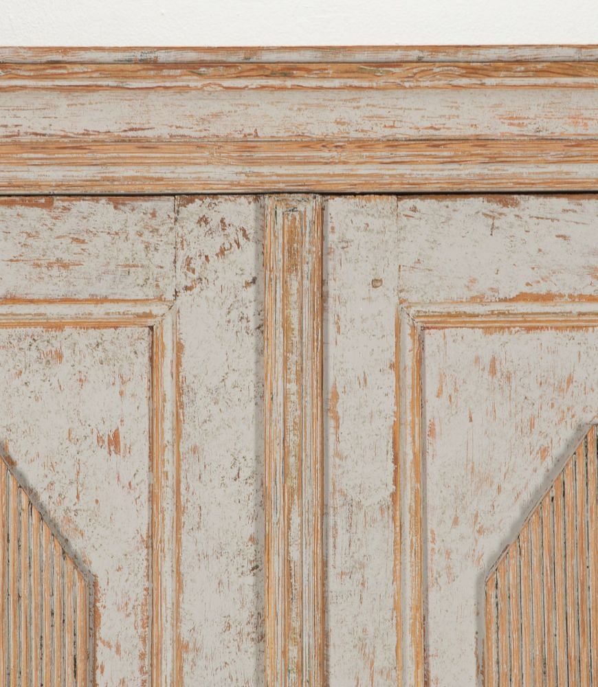 19th Century Swedish Two Part Gustavian Cabinet BU6040491