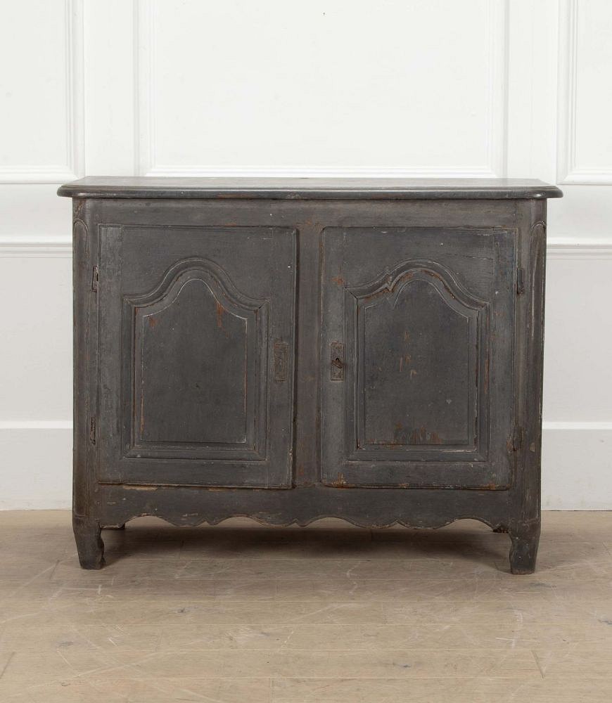 18th Century French Two Door Buffet in Original Grey Paint BU7241207