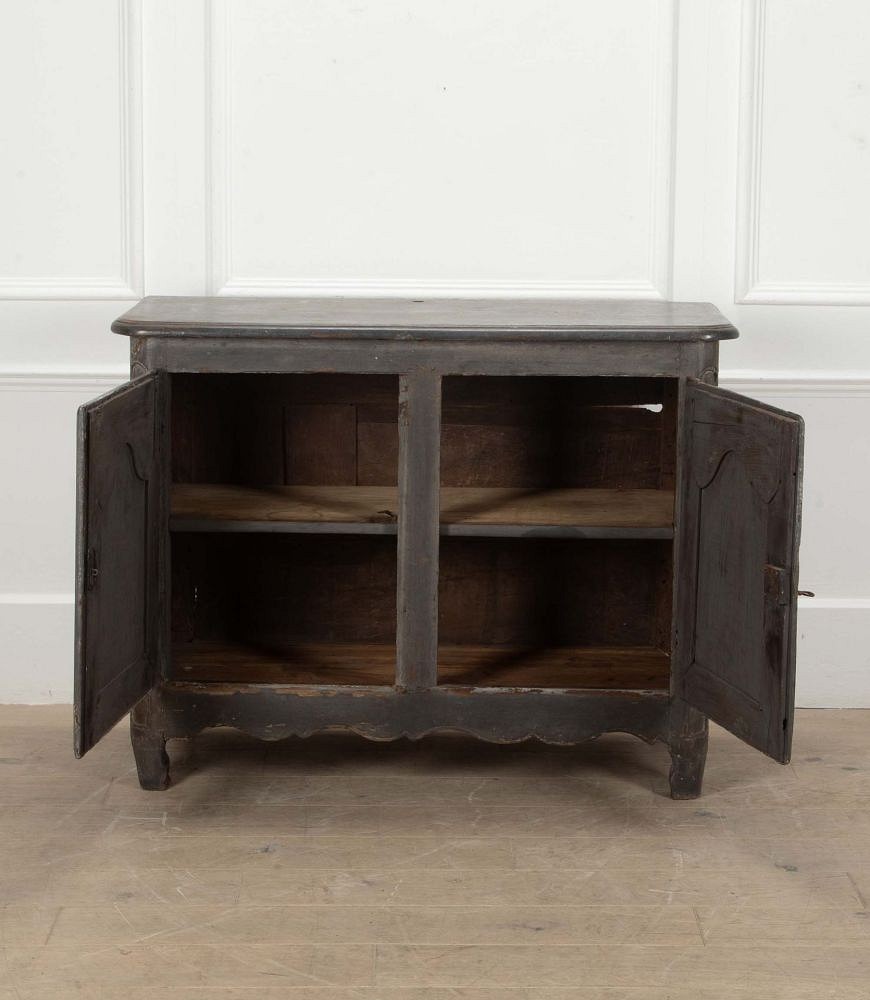 18th Century French Two Door Buffet in Original Grey Paint BU7241207