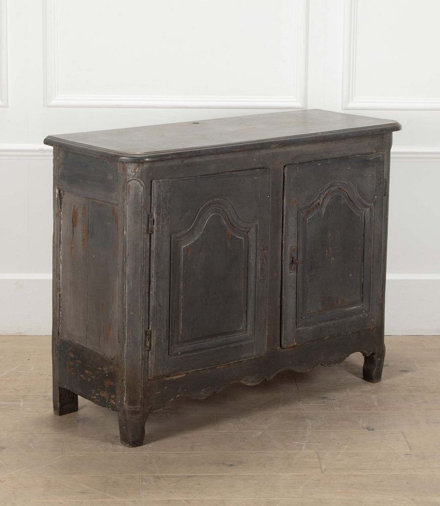 18th Century French Two Door Buffet in Original Grey Paint BU7241207