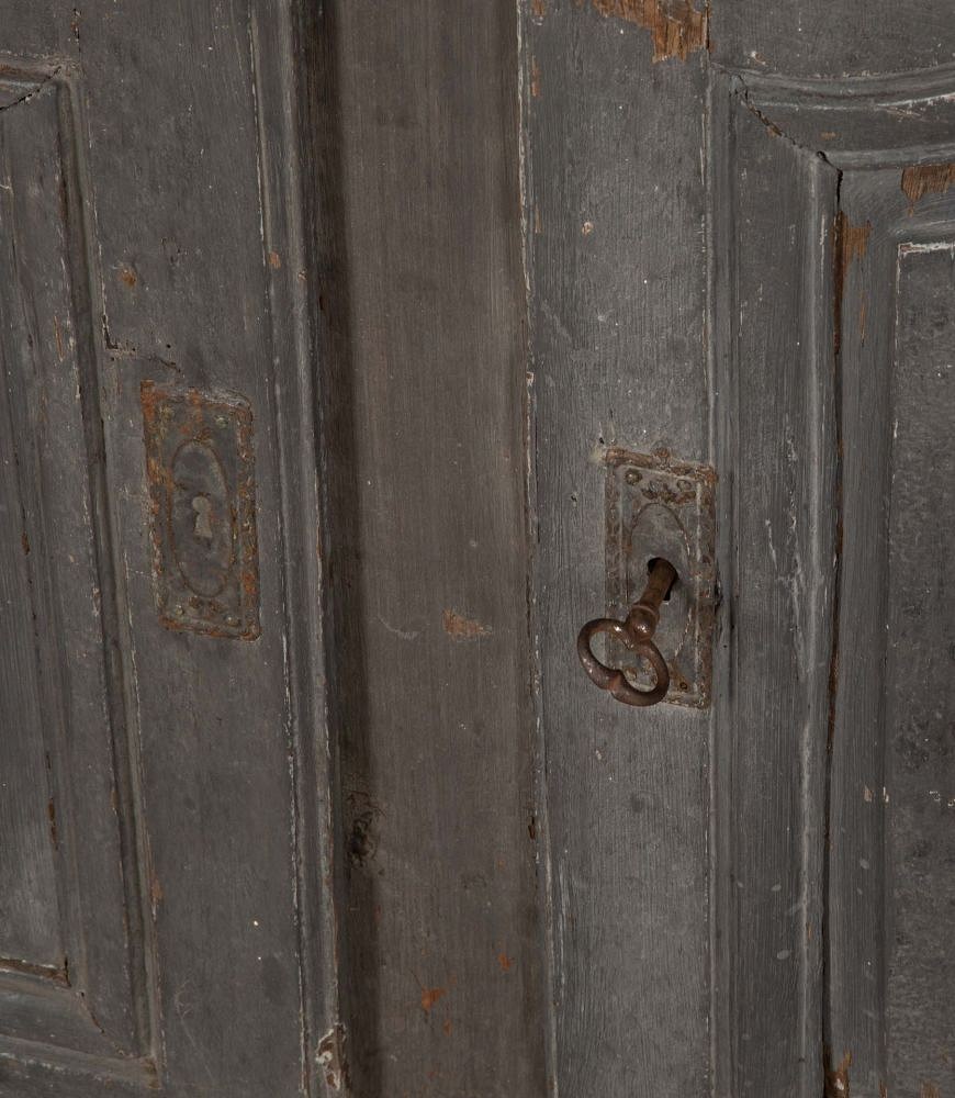 18th Century French Two Door Buffet in Original Grey Paint BU7241207