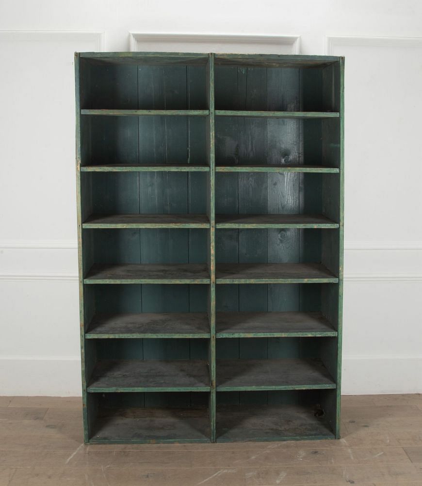 Set of 20th Century French Green Painted Shelves CA4241370