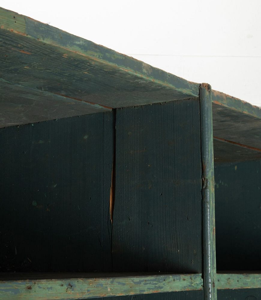 Set of 20th Century French Green Painted Shelves CA4241370