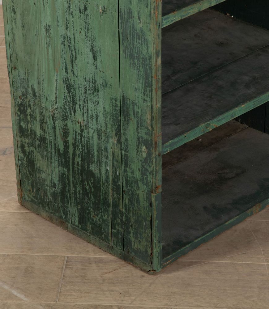 Set of 20th Century French Green Painted Shelves CA4241370