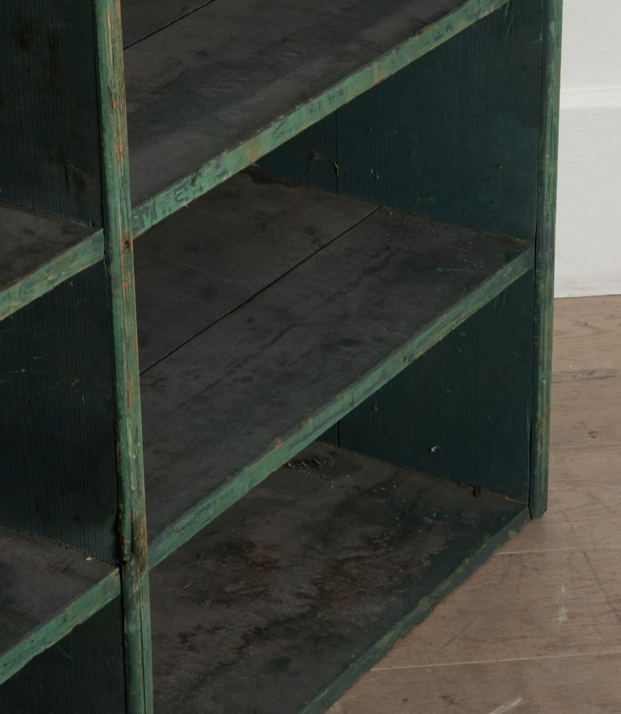 Set of 20th Century French Green Painted Shelves CA4241370