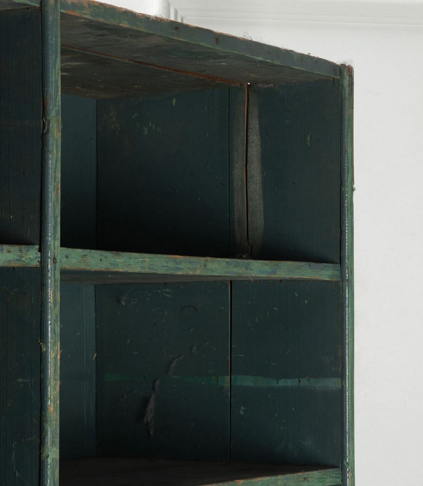 Set of 20th Century French Green Painted Shelves CA4241370