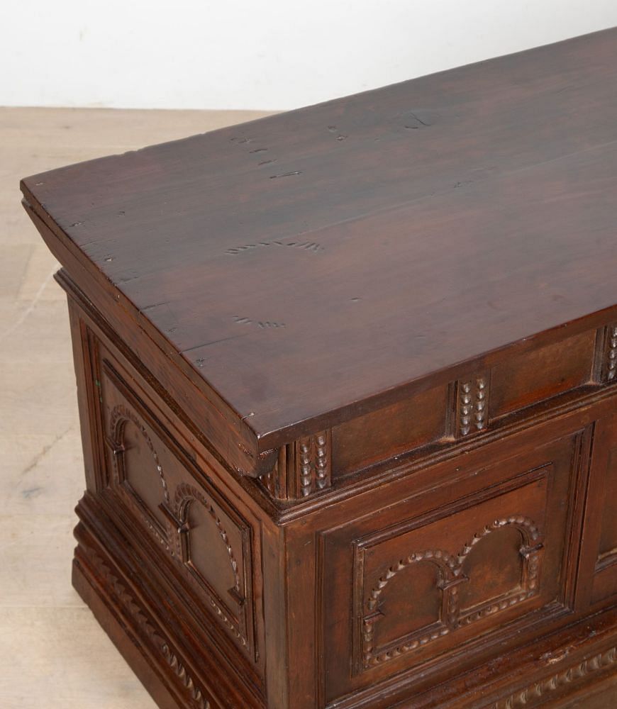 17th Century Spanish Walnut Coffer CB2836515