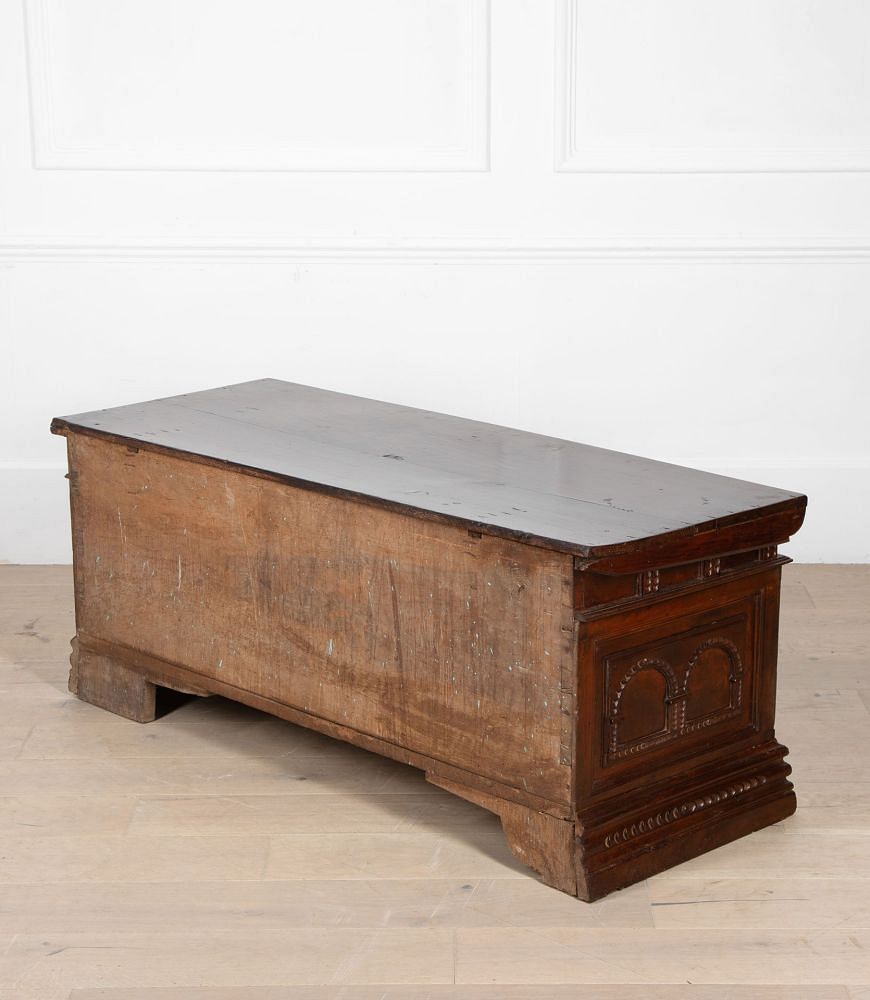 17th Century Spanish Walnut Coffer CB2836515