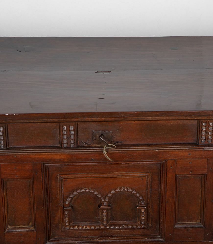 17th Century Spanish Walnut Coffer CB2836515