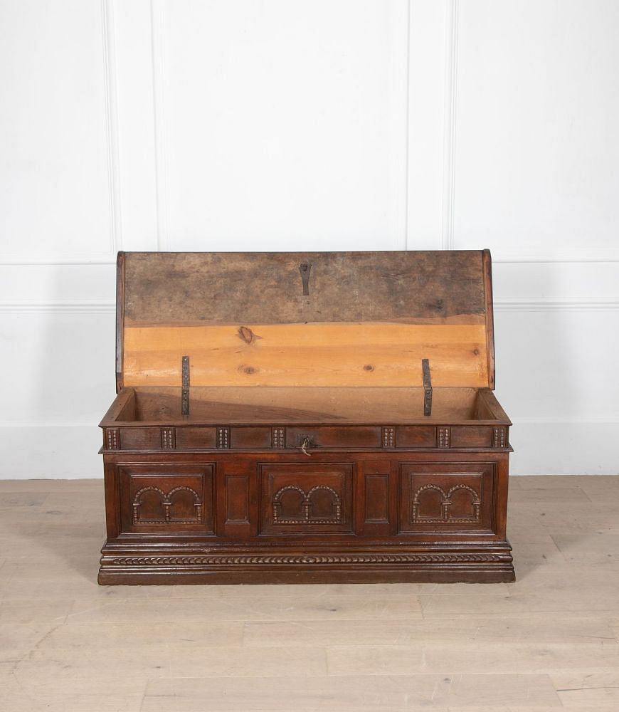 17th Century Spanish Walnut Coffer CB2836515