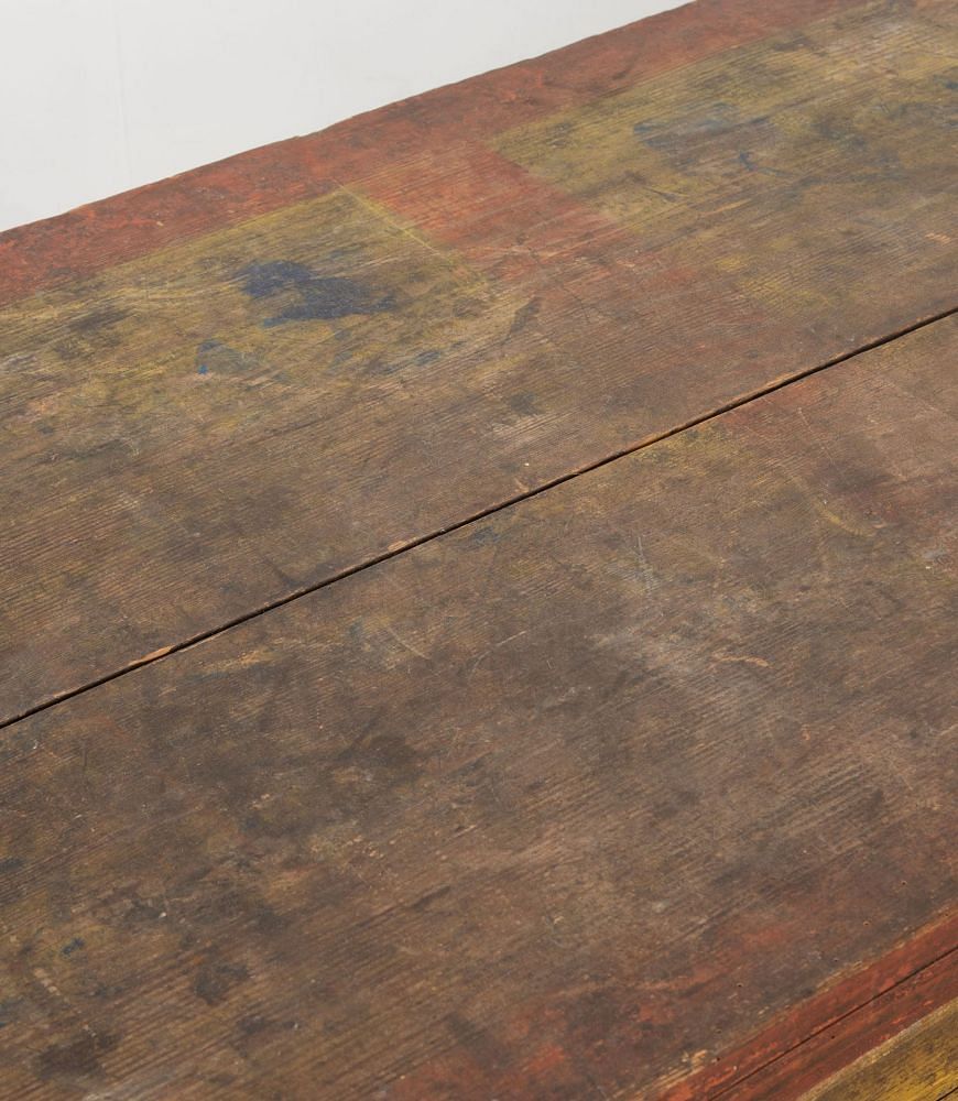 19th Century Painted French Chest with Floral Decoration CB7236166