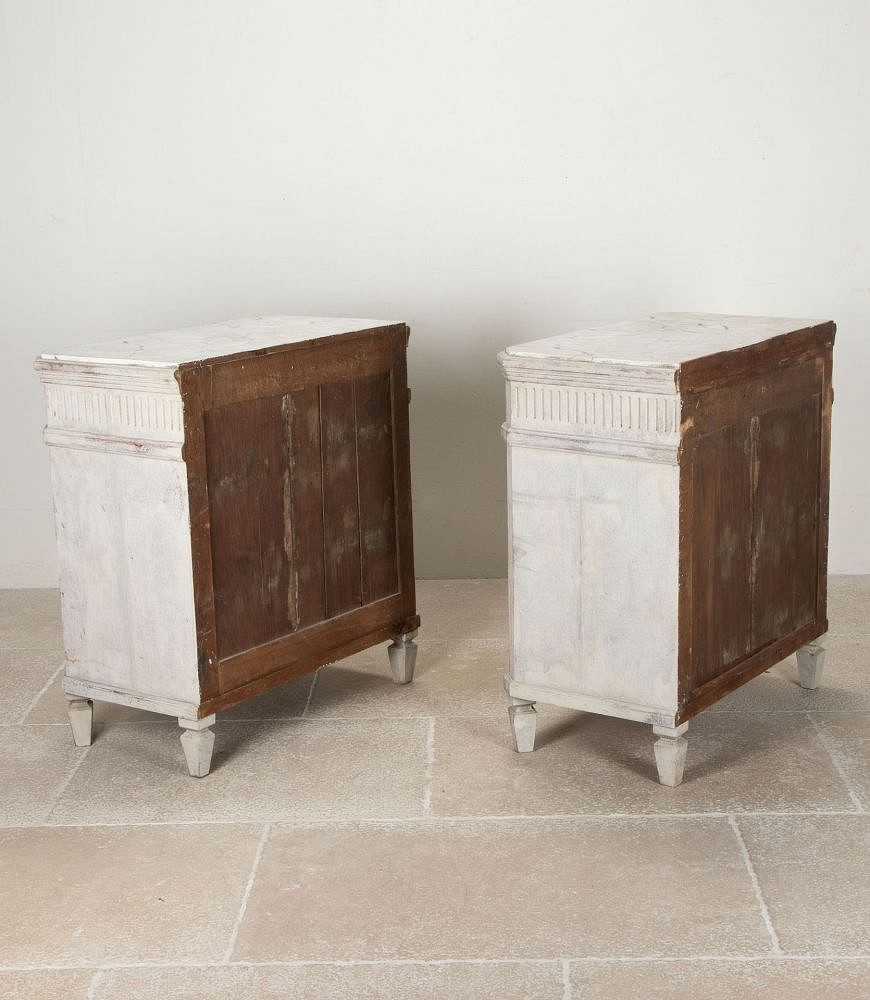 Pair of 20th Century Swedish Gustavian Style Chests of Drawers CC1342379