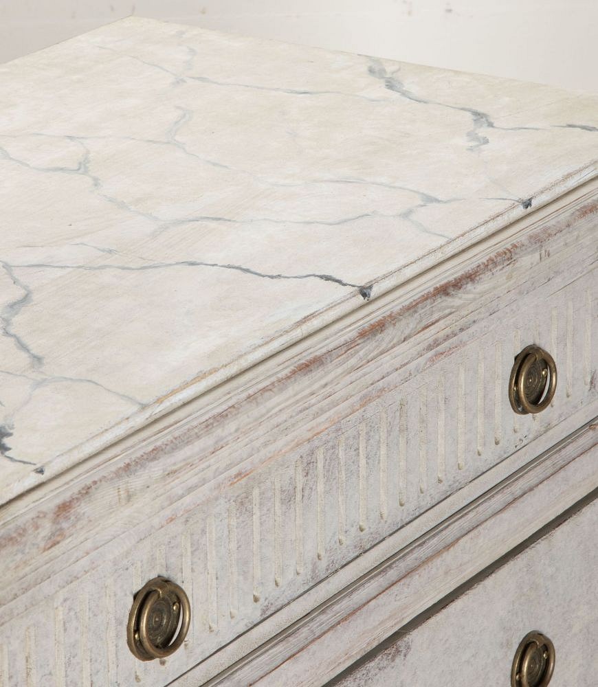 Pair of 20th Century Swedish Gustavian Style Chests of Drawers CC1342379