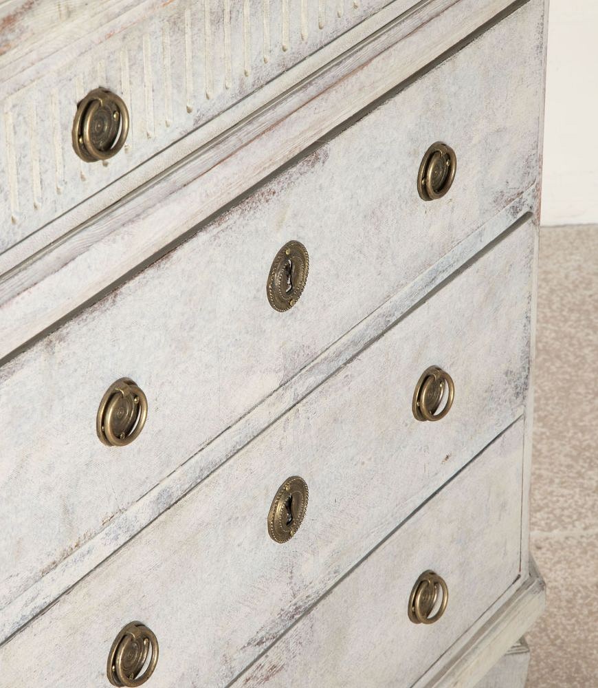 Pair of 20th Century Swedish Gustavian Style Chests of Drawers CC1342379