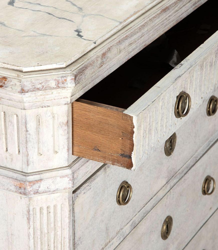 Pair of 20th Century Swedish Gustavian Style Chests of Drawers CC1342379