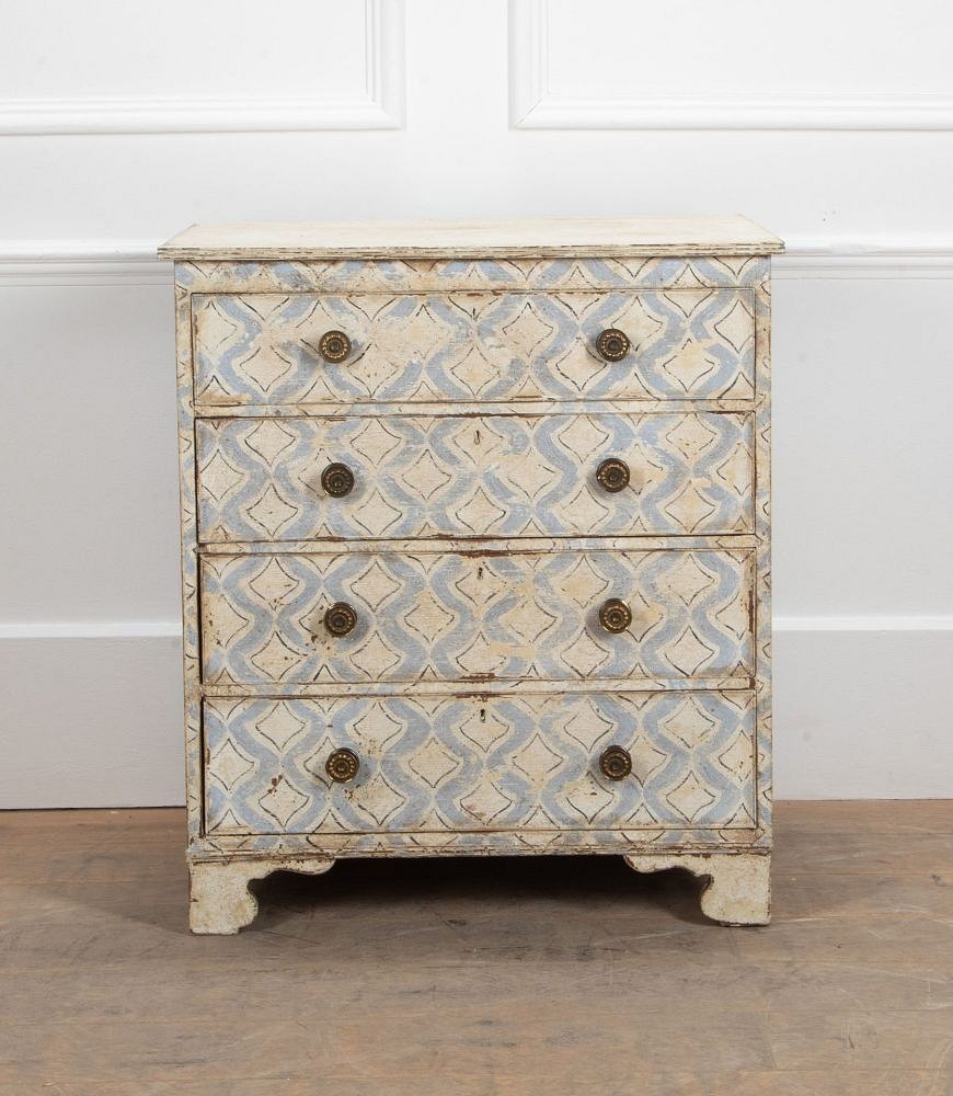 19th Century Regency Hand Painted Chest of Drawers CC2341521