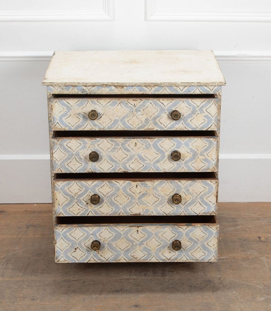 19th Century Regency Hand Painted Chest of Drawers CC2341521