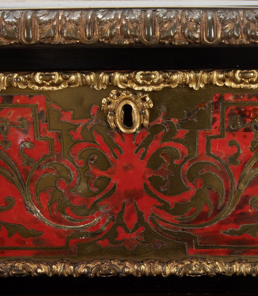 Pair of 19th Century French Boulle Tortoiseshell Commodes CC4140306