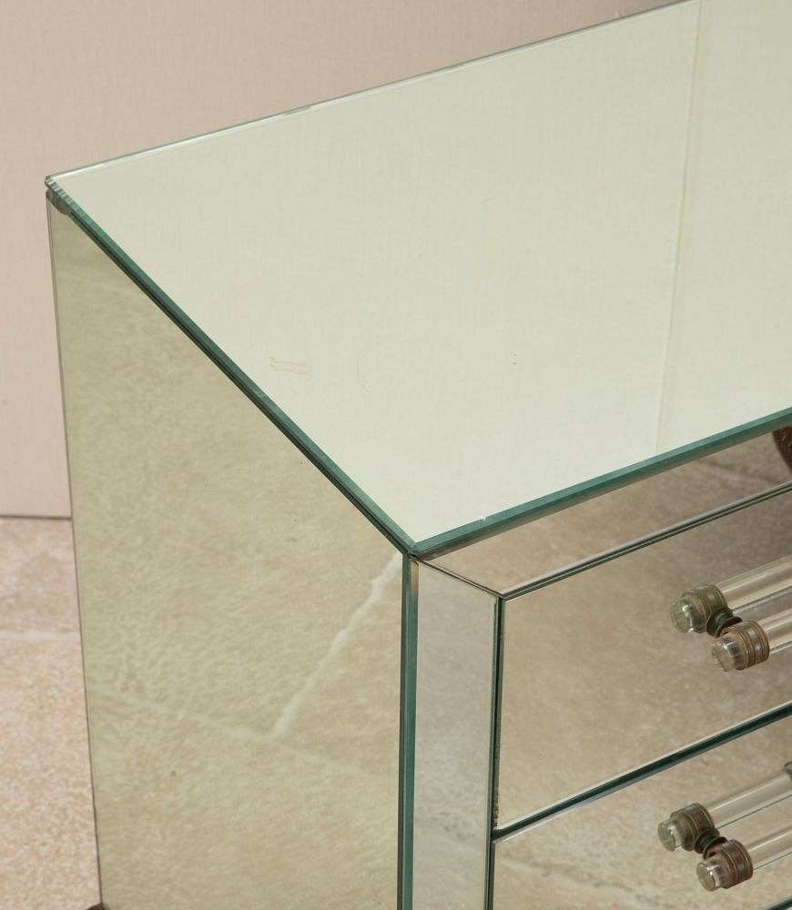 Pair of 20th Century French Art Deco Mirror Commodes CC4542875