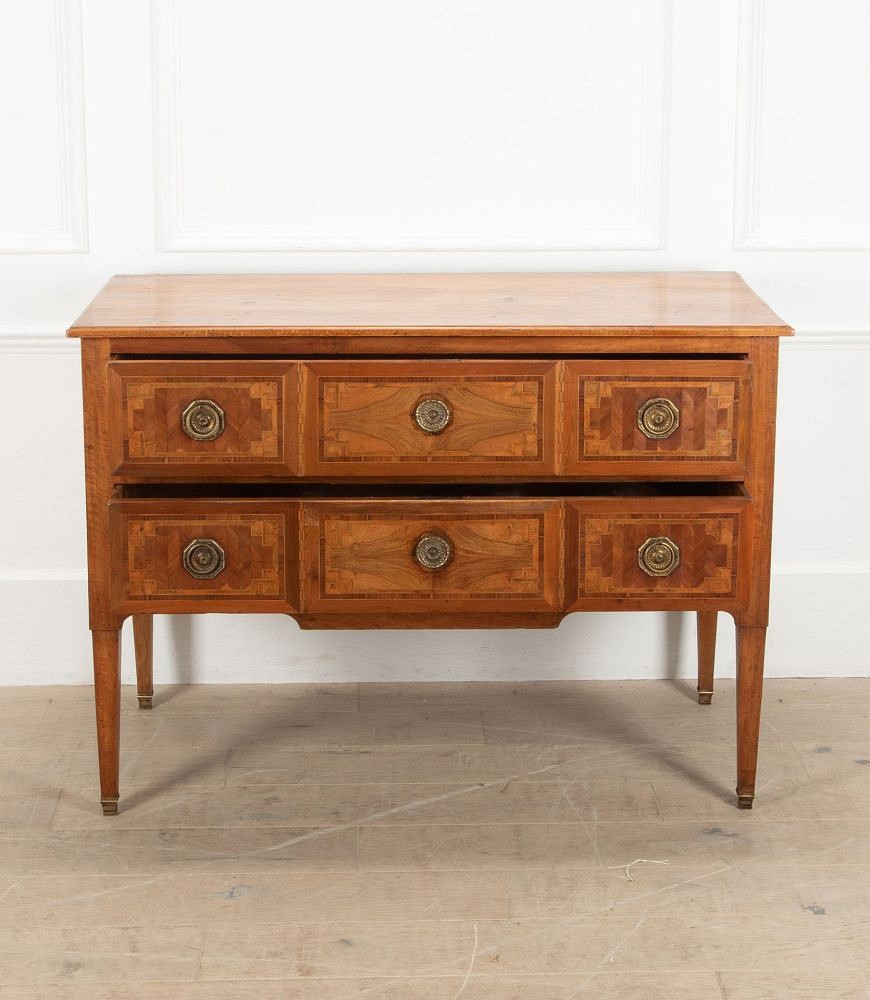 20th Century Italian Inlaid Two Drawer Commode CC4840784