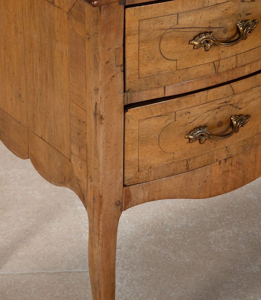 20th Century French Two Drawer Walnut Commode CC4842857
