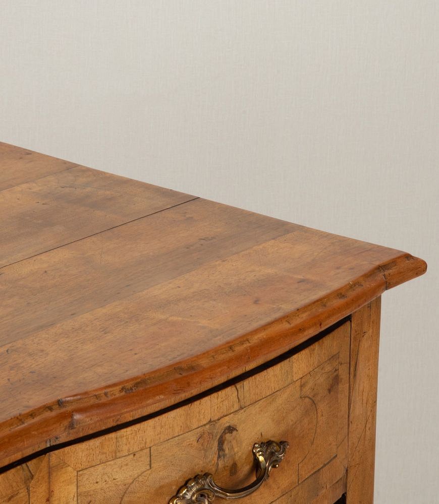20th Century French Two Drawer Walnut Commode CC4842857