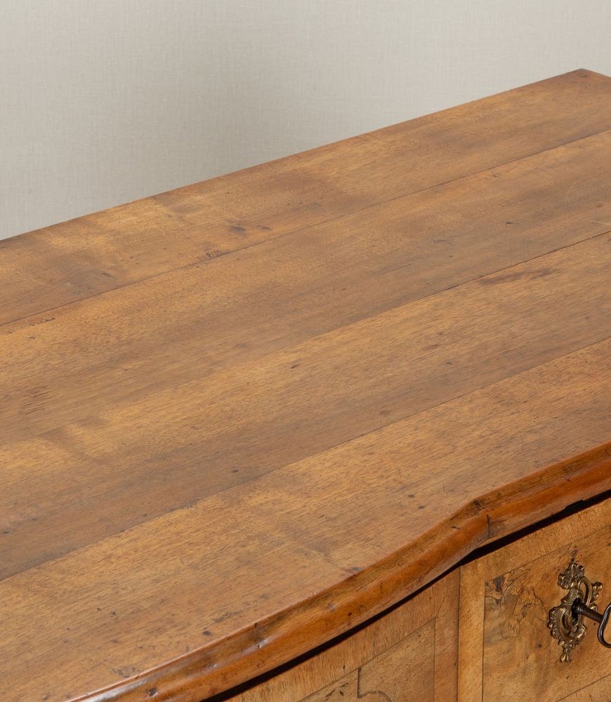 20th Century French Two Drawer Walnut Commode CC4842857