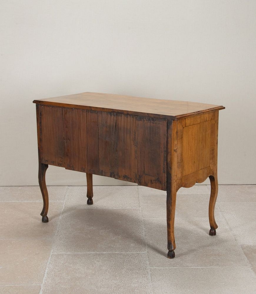 20th Century French Two Drawer Walnut Commode CC4842857