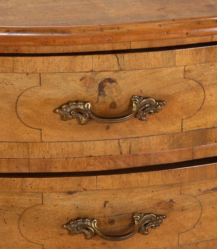20th Century French Two Drawer Walnut Commode CC4842857