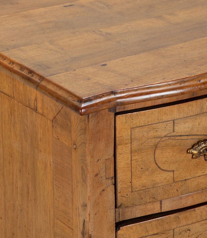 20th Century French Two Drawer Walnut Commode CC4842857