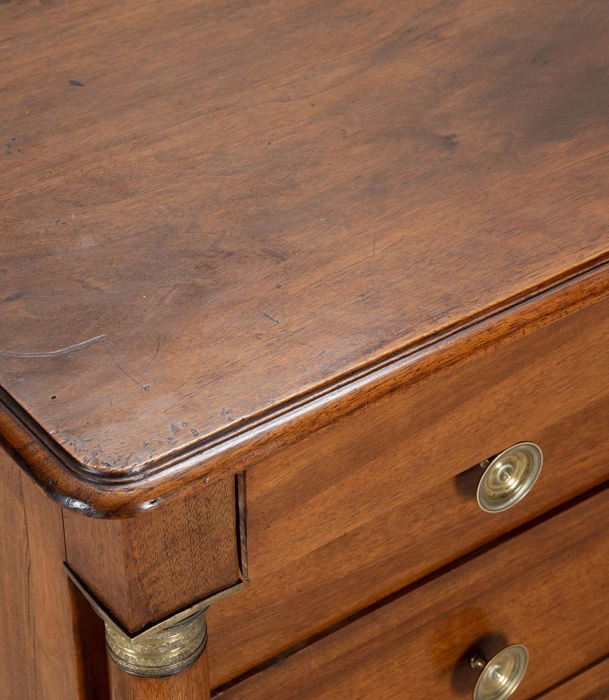 19th Century French Empire Period Walnut Commode CC5242680