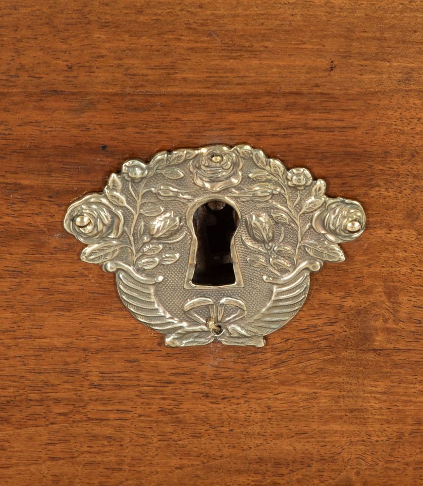 19th Century French Empire Period Walnut Commode CC5242680