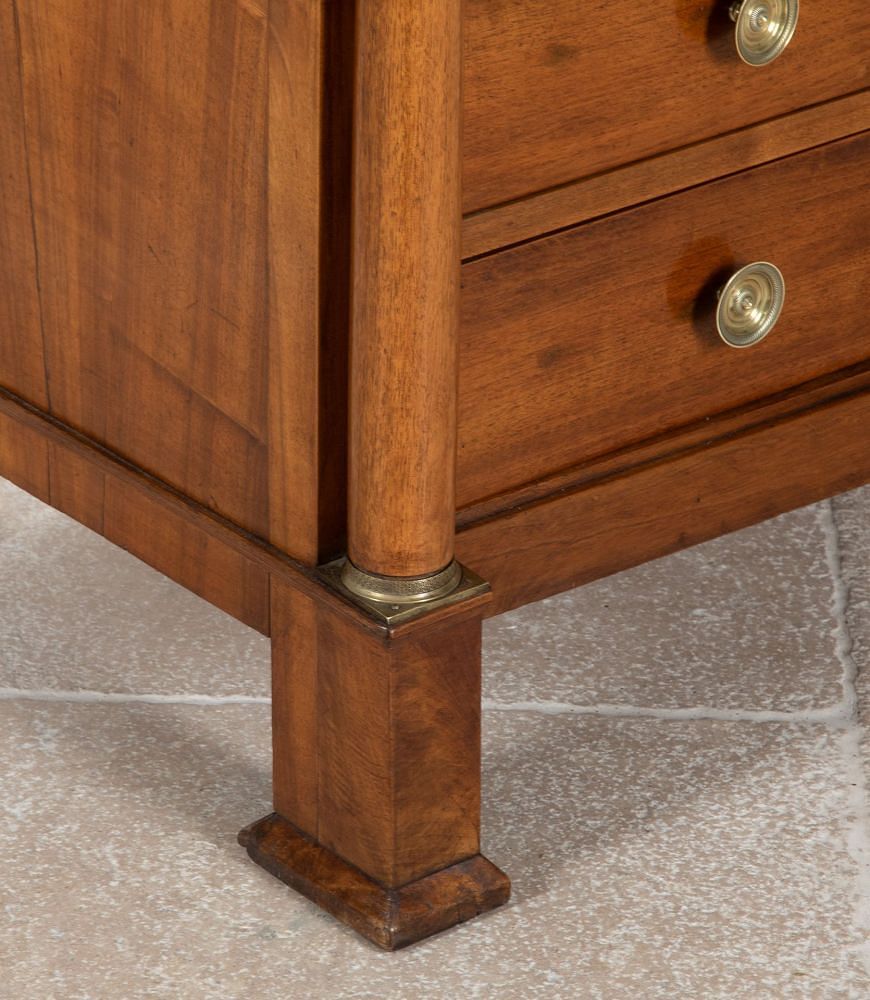 19th Century French Empire Period Walnut Commode CC5242680