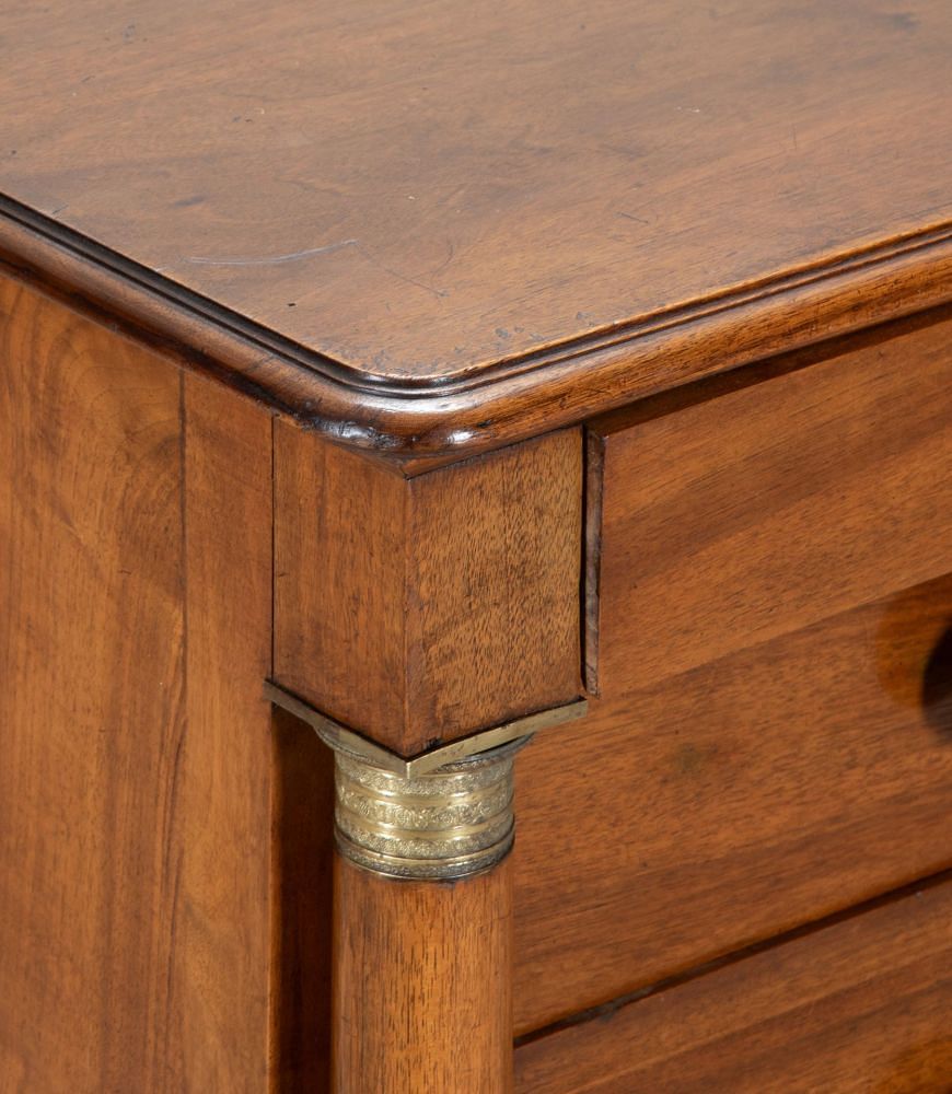 19th Century French Empire Period Walnut Commode CC5242680