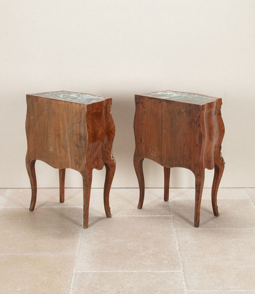 Pair of Small 19th Century Italian Louis XV Italian Commodes CC5242706