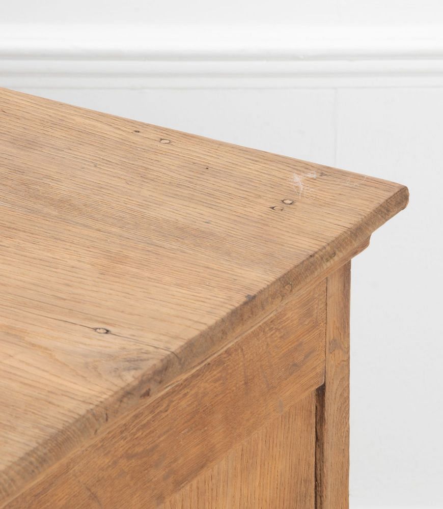 Early 19th Century Scrubbed Oak Commode CC8538943