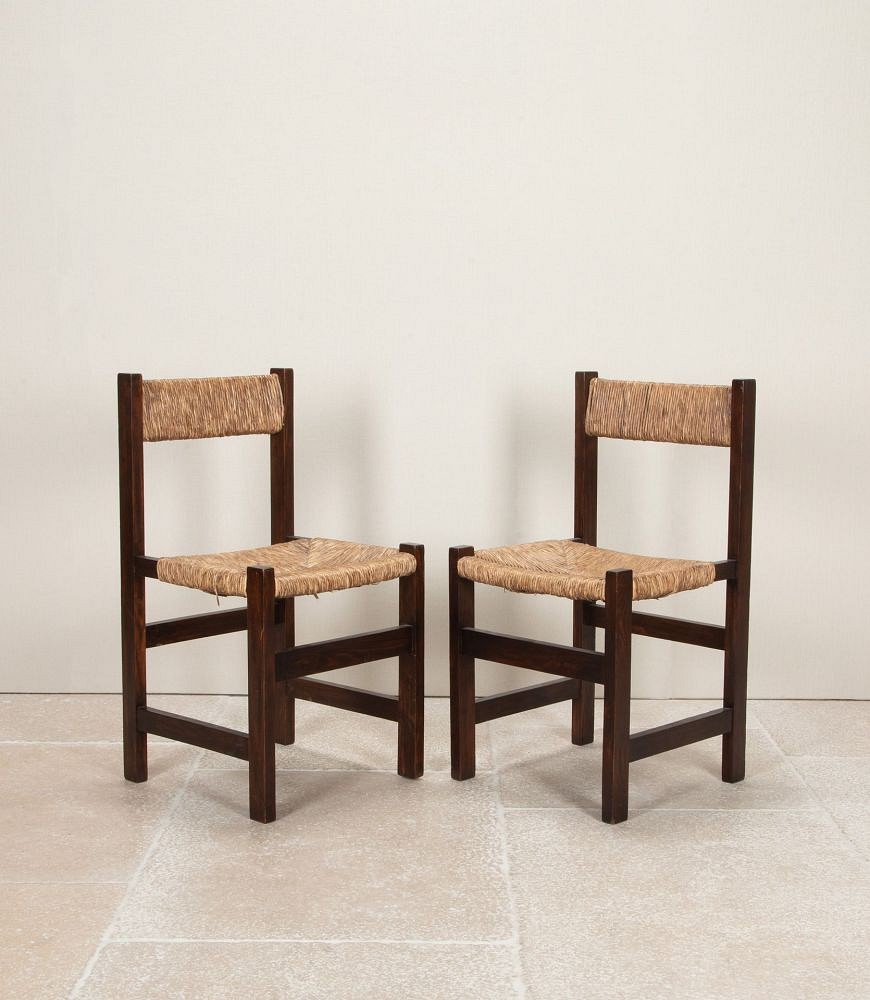 Set of Six Mid-Century Spanish Dining Chairs CD2642581