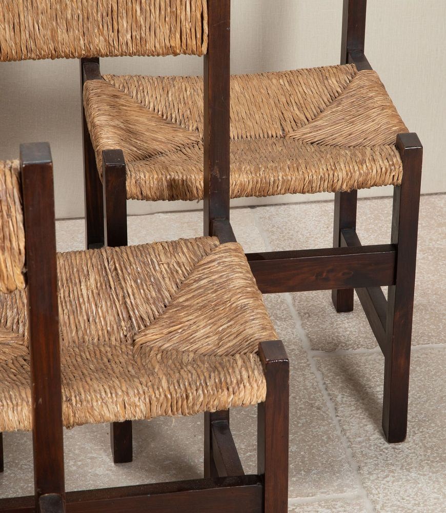 Set of Six Mid-Century Spanish Dining Chairs CD2642581