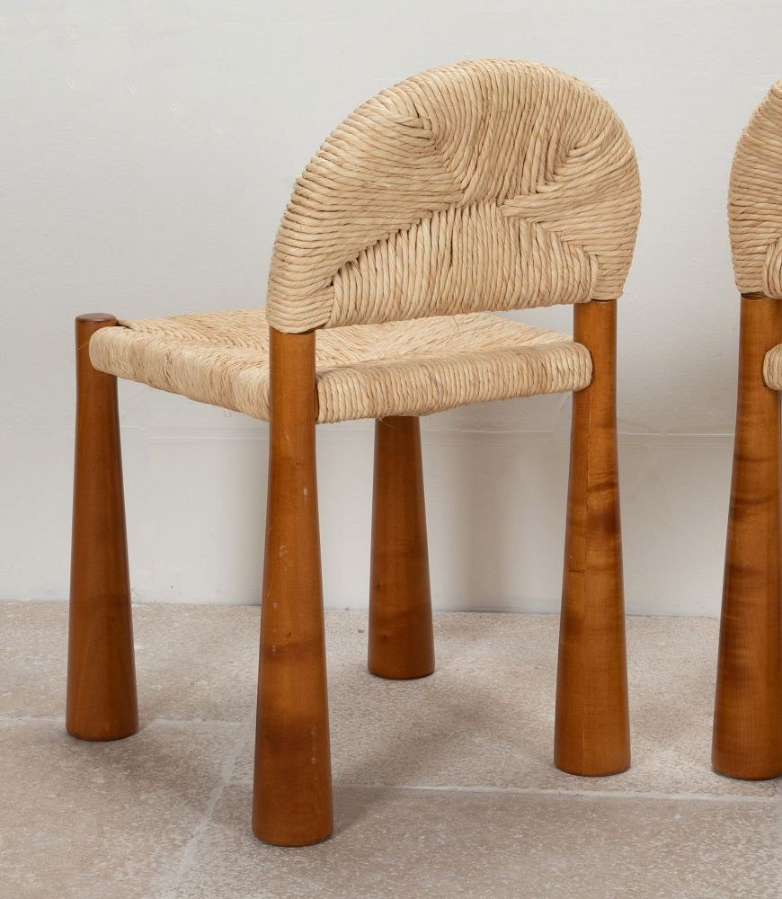 Set of Six 20th Century Italian Chairs by Alessandro Becchi CD4641836