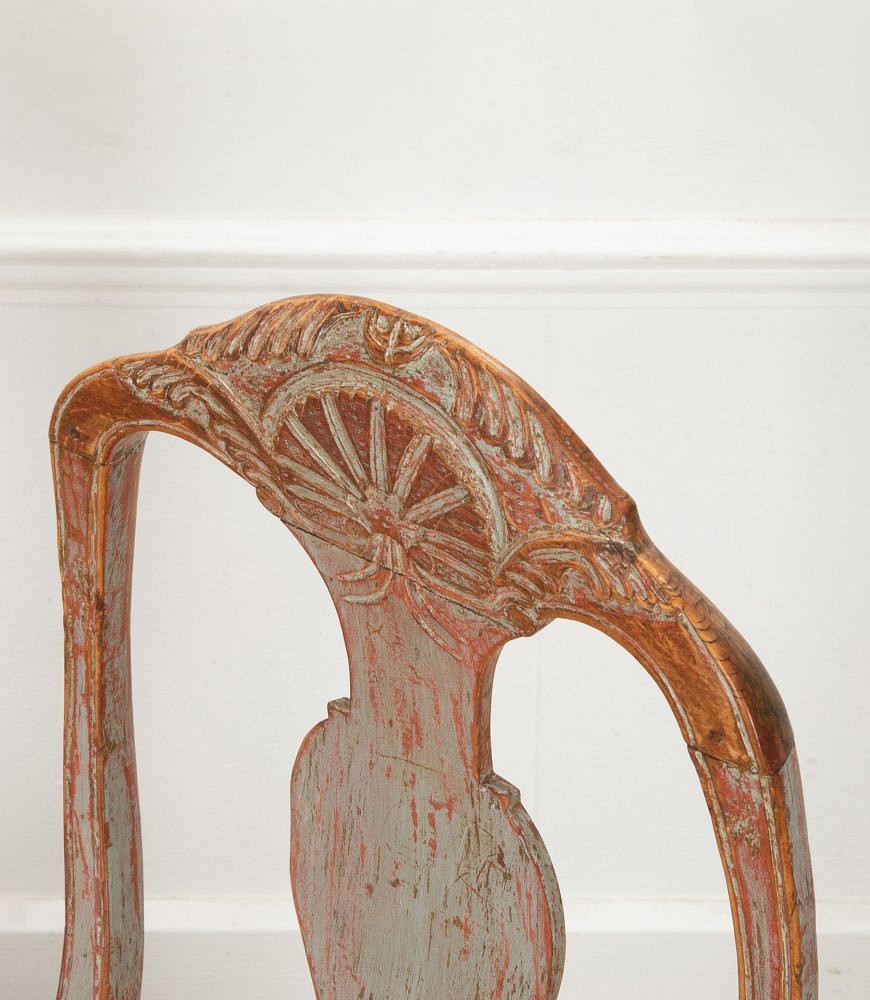 Pair of Late 18th Century Swedish Rococo Chairs CH0141194