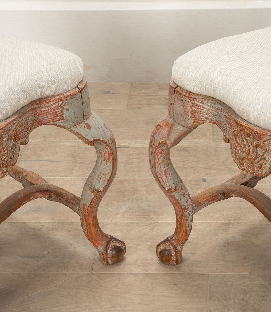 Pair of Late 18th Century Swedish Rococo Chairs CH0141194